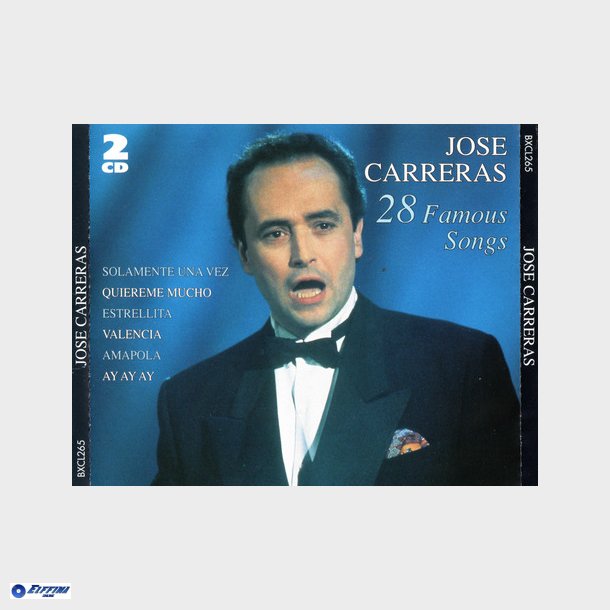 Jos&eacute; Carreras - 28 Famous Songs (1994) (Fatcase)