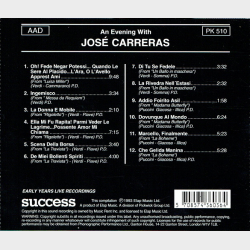 Jose Carreras - An Evening with (Success) (1993) - NY