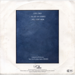 Julian Lennon - Too Late For Goodbyes (1984)