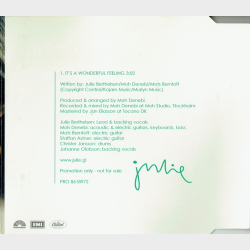 Julie - It's A Wonderful Feeling (Promo) (2004)