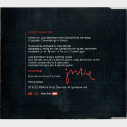 Julie - Lover's Lullaby (2004) (Promo)