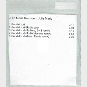 Julie Maria - Gr Det Kort Remixes (Promo)