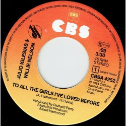 Julio Iglesias &amp; Willie Nelson - To All The Girls I've Loved Before (1984)
