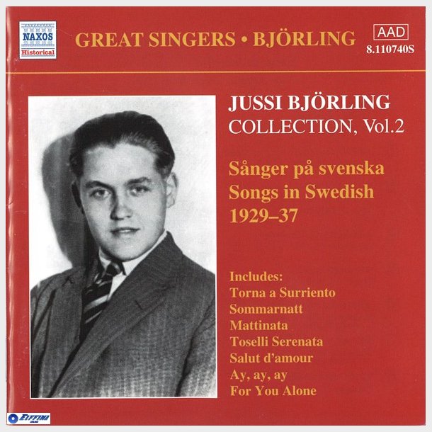 Jussi Bj&ouml;rling - Collection, Vol. 2 (Snger P Svenska 1929-37) (2002)