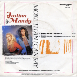 Justin &amp; Mandy - More Than I Can Say (1989)