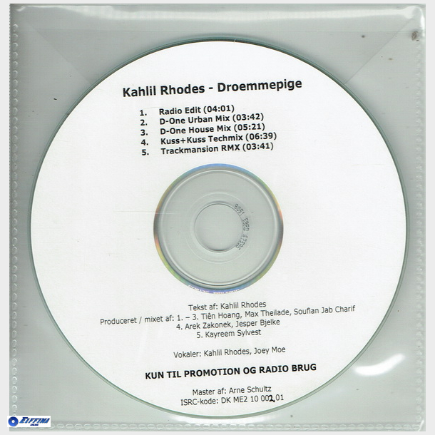 Kahlil Rhodes - Droemmepige (Promo)