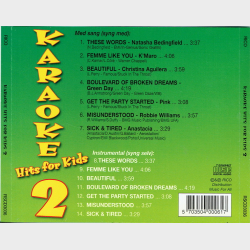 Karaoke Hits For Kids 2 (2005)