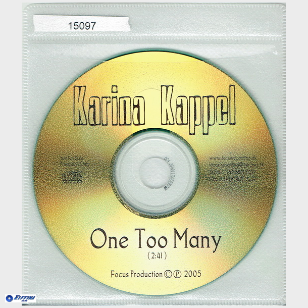 Karina Kappel - One Too Many (2005) (Promo)