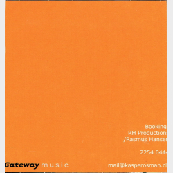 Kasper Osman - Du Gav Mit Et Hb