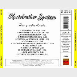 Kastelruther Spatzen - Die Groste Liebe (1994)