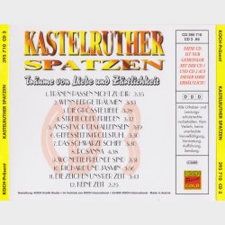 Kastelruther Spatzen - Tr&auml;ume Von Liebe Und Z&auml;rtlichkeit (1995) CD3