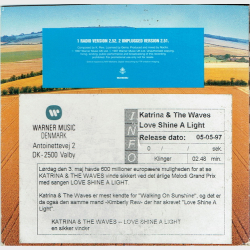 Katrina &amp; The Waves - Love Shine A Light (1997) (Promo)
