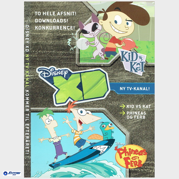 Kid vs Kat &amp; Phineas &amp; Ferb (Disney XD NY TV Kanal) (Slim)