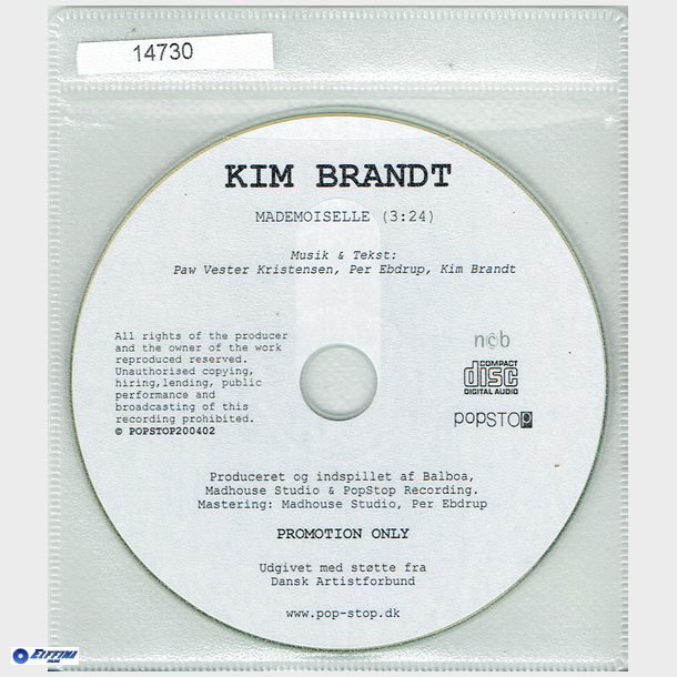 Kim Brandt - Mademoiselle (2004) (Promo)