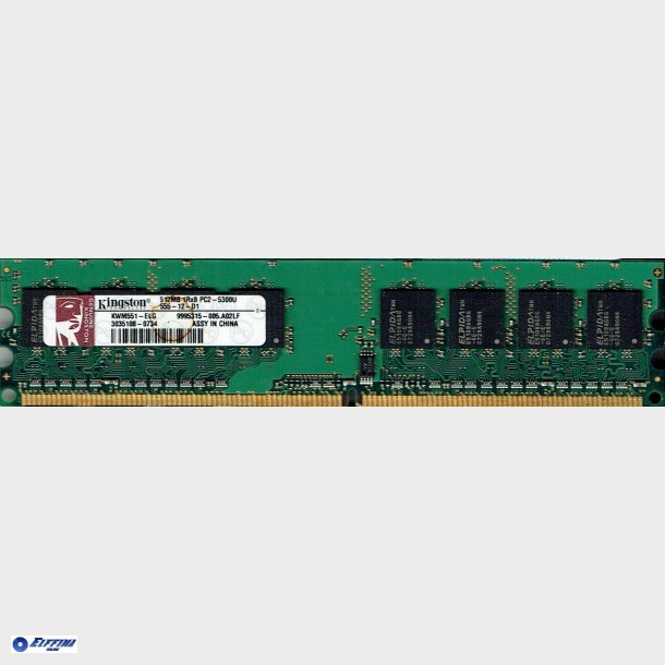 Kingston 512MB 1Rx8 PC2-5300U