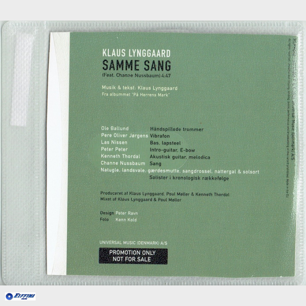 Klaus Lynggaard - Samme Sang (2005) (Promo)