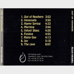 Klaus Tlbll - Out Of Nowhere