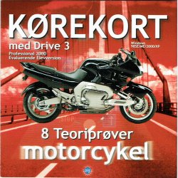 Krekort med Drive 3 Motorcykel (Jewel)