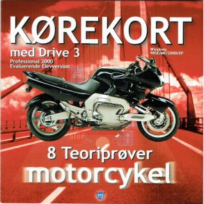 K�rekort med Drive 3 Motorcykel (Jewel)