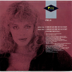 Kylie Minogue - I Should Be So Lucky (PWL 8) (1987)