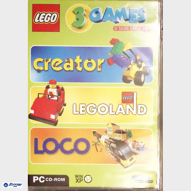 LEGO - 3 Games (Creator, Legoland, Loco)