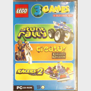 LEGO - 3 Games (Stunt Rally, Knights Kingdom, Racers 2)