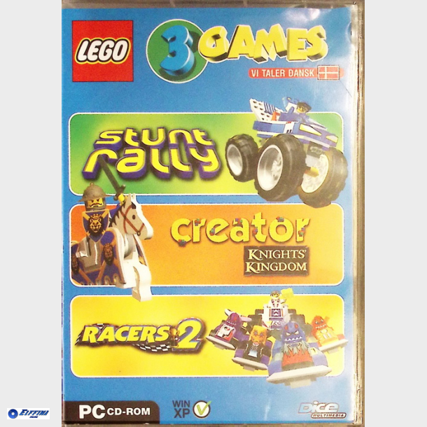 LEGO - 3 Games (Stunt Rally, Knights Kingdom, Racers 2)