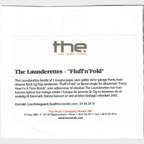 Launderettes - Fluff'n'Fold (2005) (Promo)