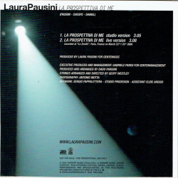 Laura Pausini - La Prospettiva Di Me (2004) (Promo)