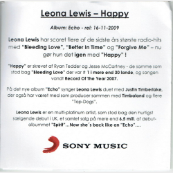 Leona Lewis - Happy (2009)