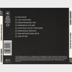 Leonard Cohen - Songs Of Love And Hate (1988)