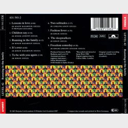 Level 42 - Running In The Family (1987)