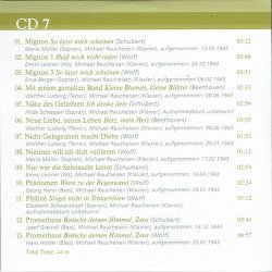 Lieder Nach Texten Von Goethe CD07 (2008)