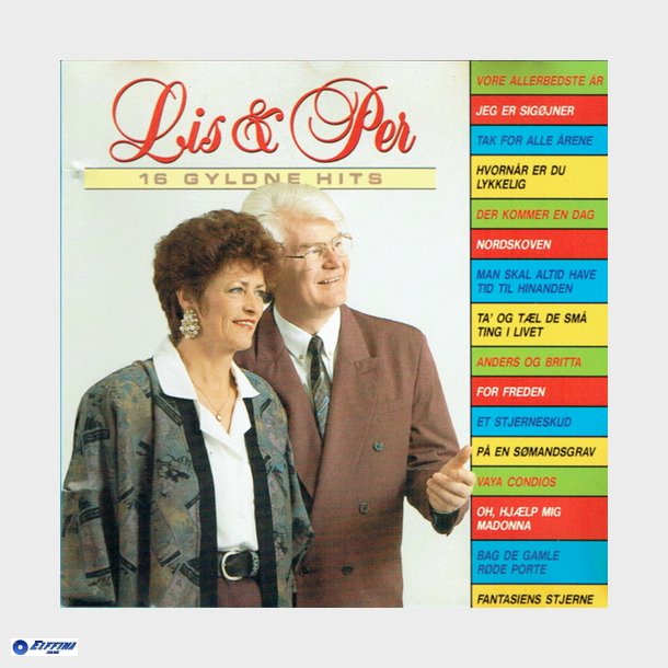 Lis &amp; Per - 16 Gyldne Hits (1993) - NY