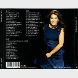 Lis Srensen - De Allerstrste Sange (2007) 3xCD+DVD Fatcase