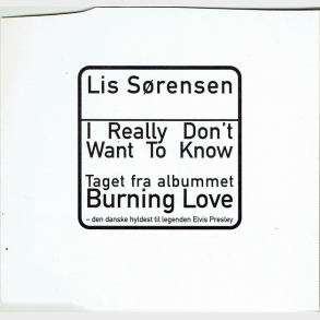 Lis Srensen - I Really Don't Want To Know (1997) (Promo)