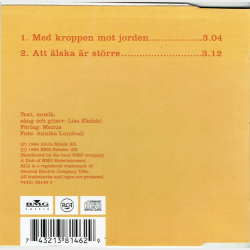 Lisa Ekdahl - Med Kroppen Mot Jorden (1996)