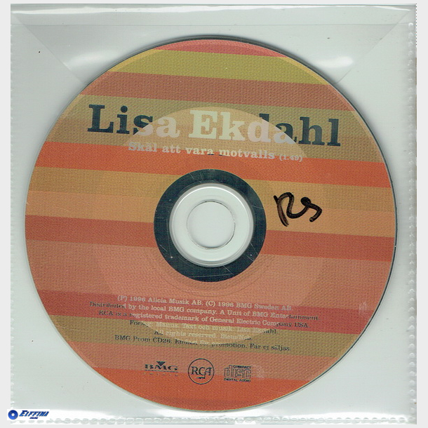 Lisa Ekdahl - Skl Att Vara Motvalls (1996) (Promo)