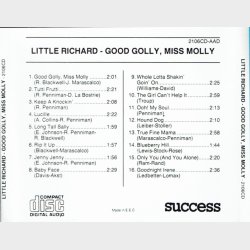 Little Richard - Good Golly, Miss Molly (1989) (Success 2106CD)