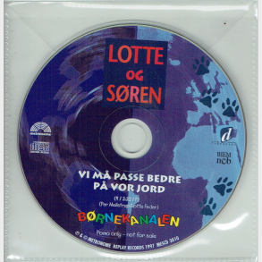 Lotte & Sren - Vi M Passe Bedre P Vor Jord (1997) (Promo)