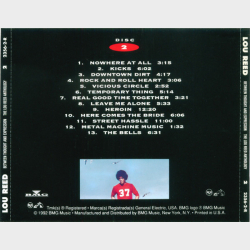 Lou Reed - Between Thought And Expression (The Lou Reed Anthology CD2) (1992)