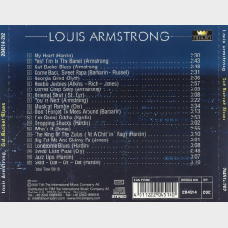 Louis Armstrong - Louis Armstrong Box (2000) CD01 Gut Bucket Blues
