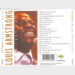 Louis Armstrong - Swing That Music (1996)