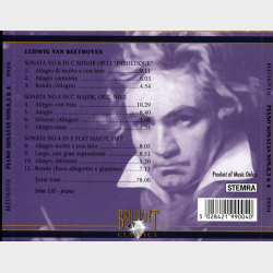Ludwig Van Beethoven - Piano Sonatas Vol. 2 Nos 3, 4 &amp; 8 (2006)