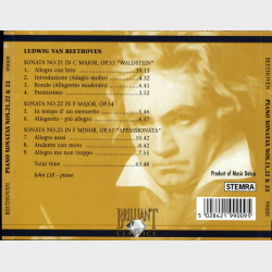Ludwig Van Beethoven - Piano Sonatas Vol. 7 Nos 21, 22 &amp; 23 (2006)