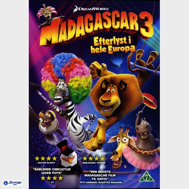 Madagascar 3 - Efterlyst I Hele Europa (2012)