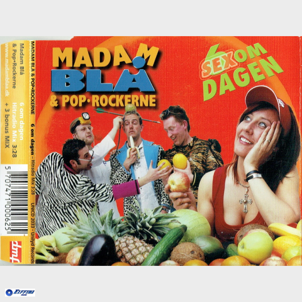 Madam Bl &amp; Pop-Rockerne - 6 Om Dagen