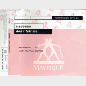 Madonna - Don't Tell Me (Edit) (2000) (Promo)