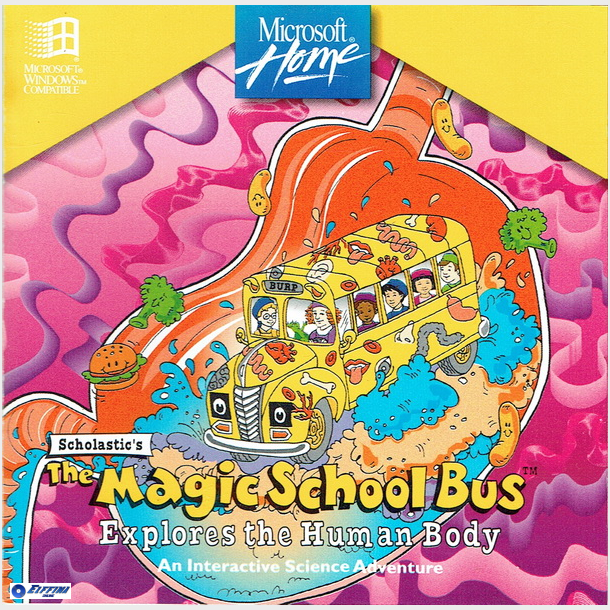 Magic Schoolbus Explores The Human Body (1994) (Jewel)