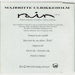 Majbritte Ulrikkeholm - Rain (1995) (Promo)